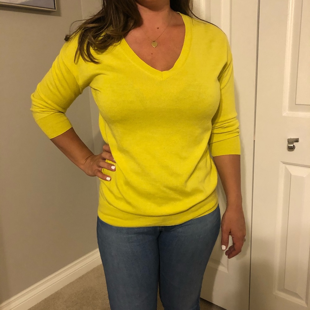Banana Republic Yellow Sweater